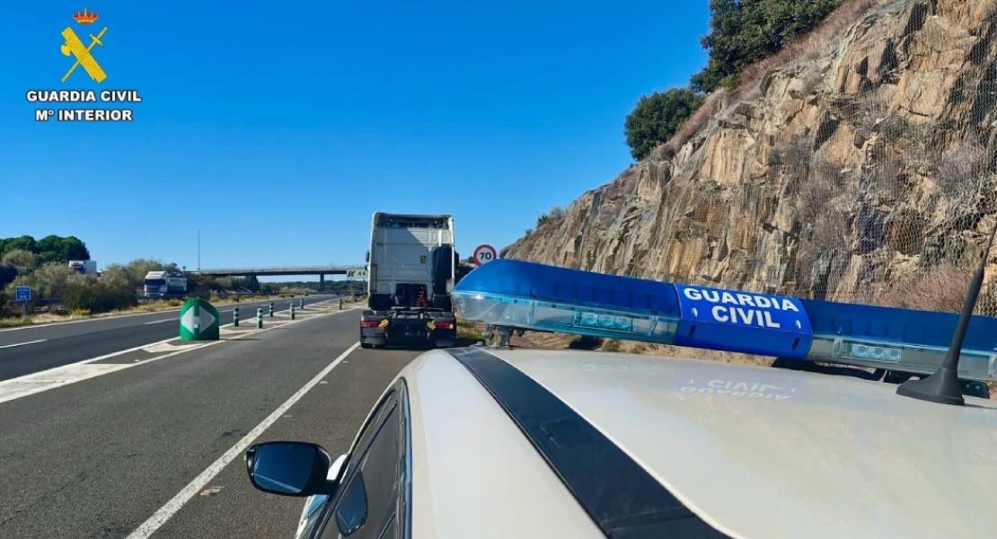 Detenido en la provincia de Cáceres tras sustraer un camión de la empresa que le despidió