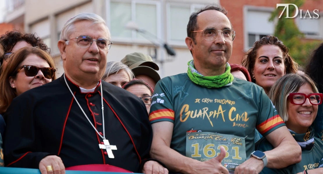 Éxito de participaión en el IX Cross Solidario de la Guardia Civil de Badajoz