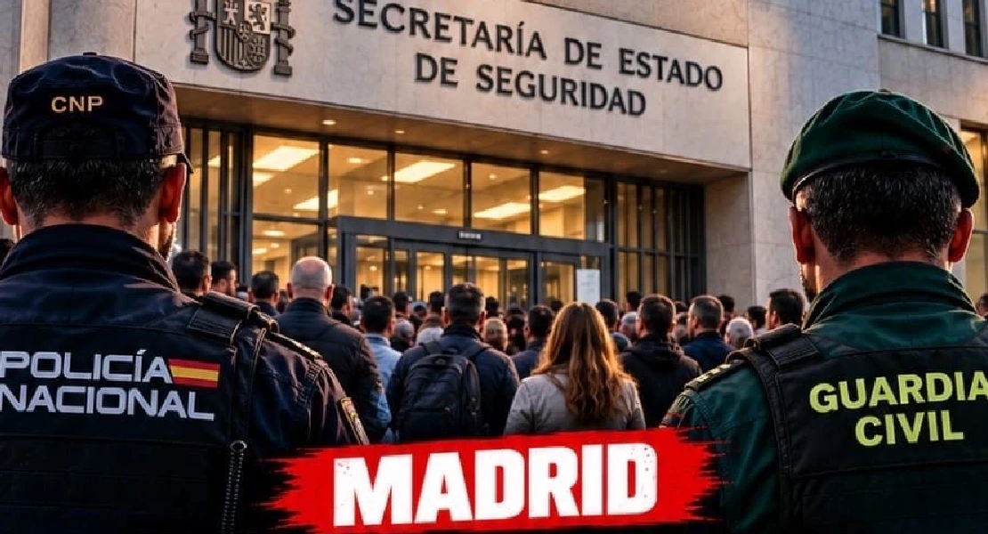 Guardias civiles y policías se encierran en el Ministerio del Interior: “Es ahora o nunca”