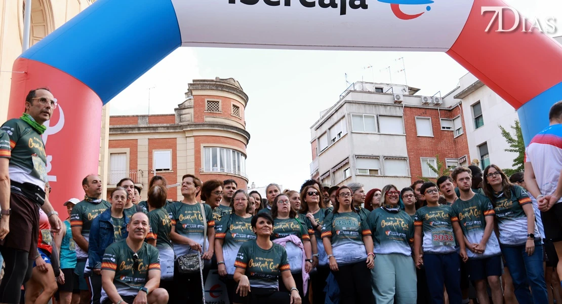 Éxito de participaión en el IX Cross Solidario de la Guardia Civil de Badajoz