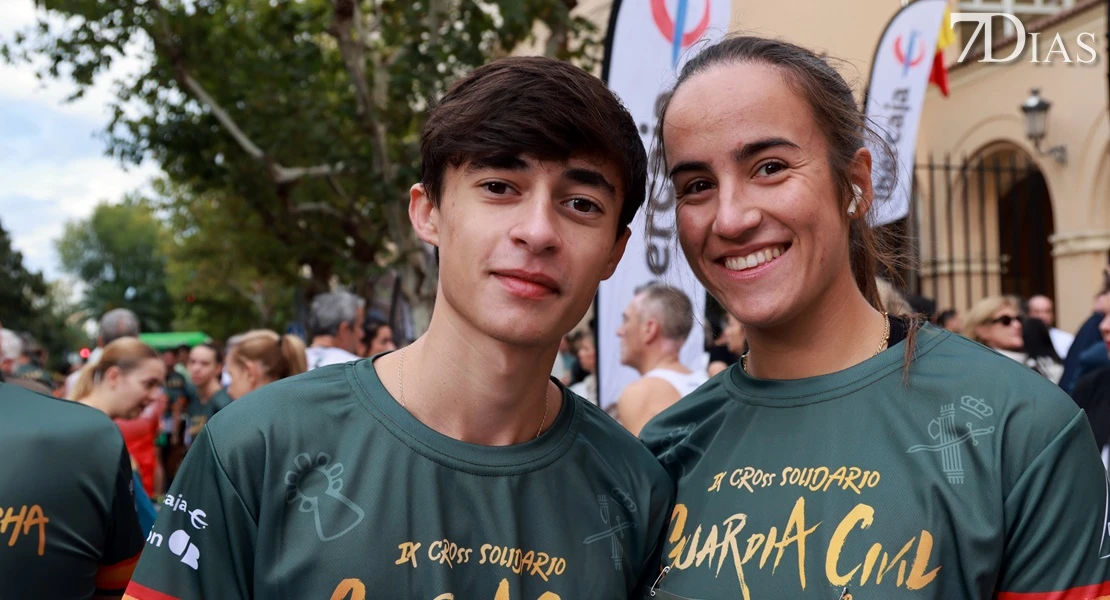 Éxito de participaión en el IX Cross Solidario de la Guardia Civil de Badajoz