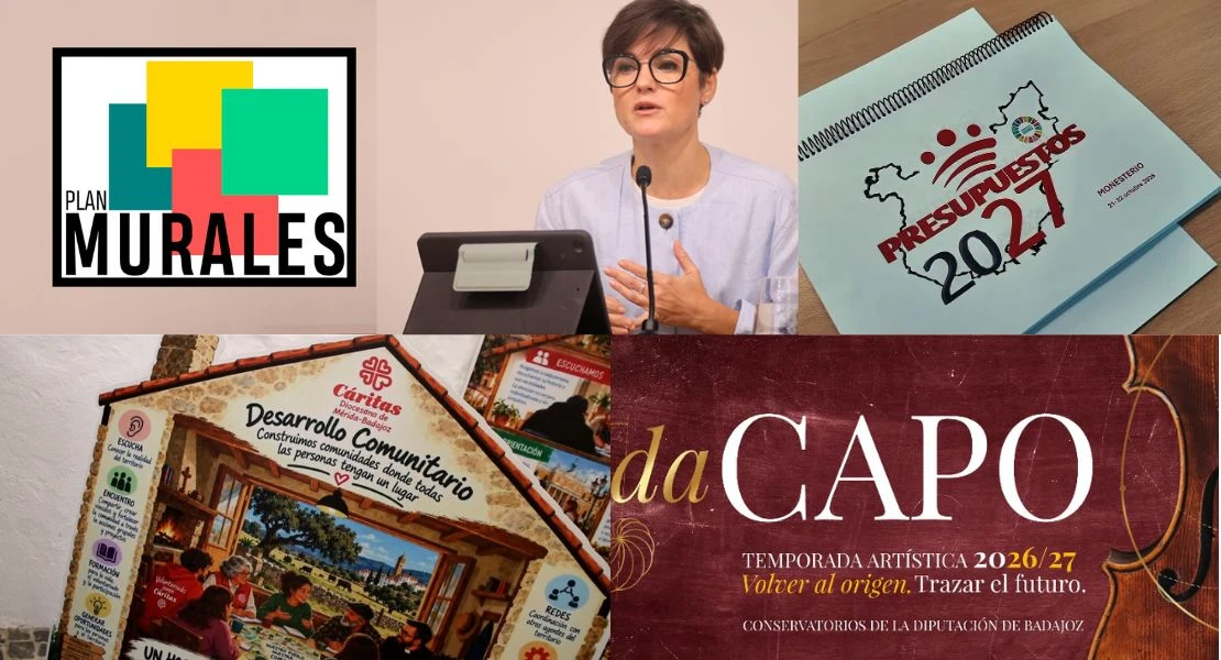 Plan de Murales y Presupuestos 2027: lo más destacado de la Diputación de Badajoz