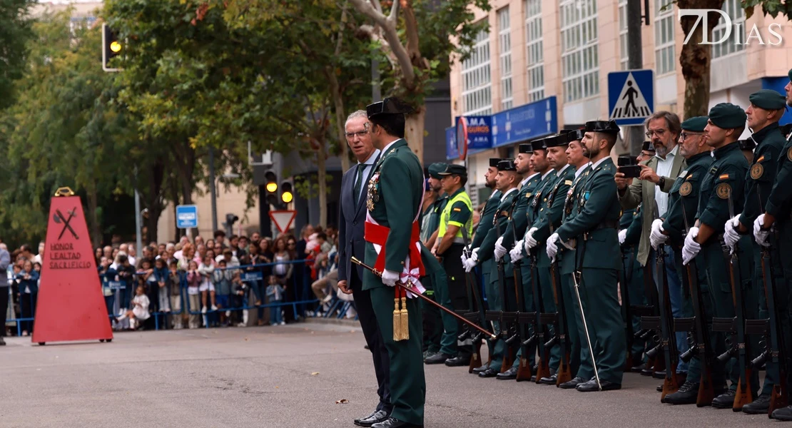 Imágenes del acto por la festividad de la Virgen del Pilar, patrona de la Guardia Civil