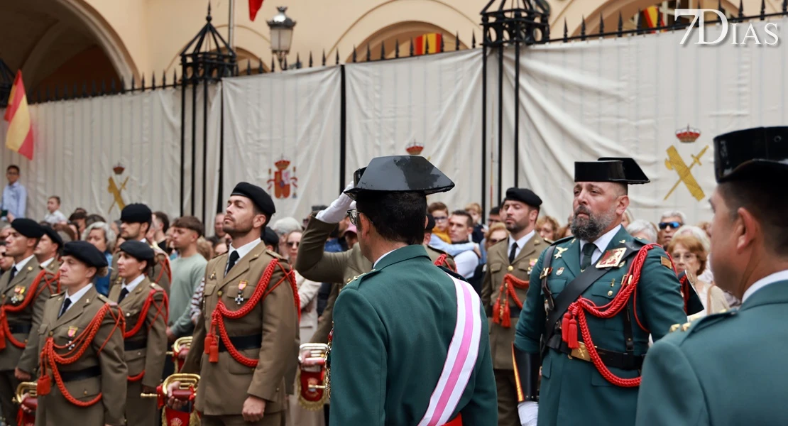 Imágenes del acto por la festividad de la Virgen del Pilar, patrona de la Guardia Civil