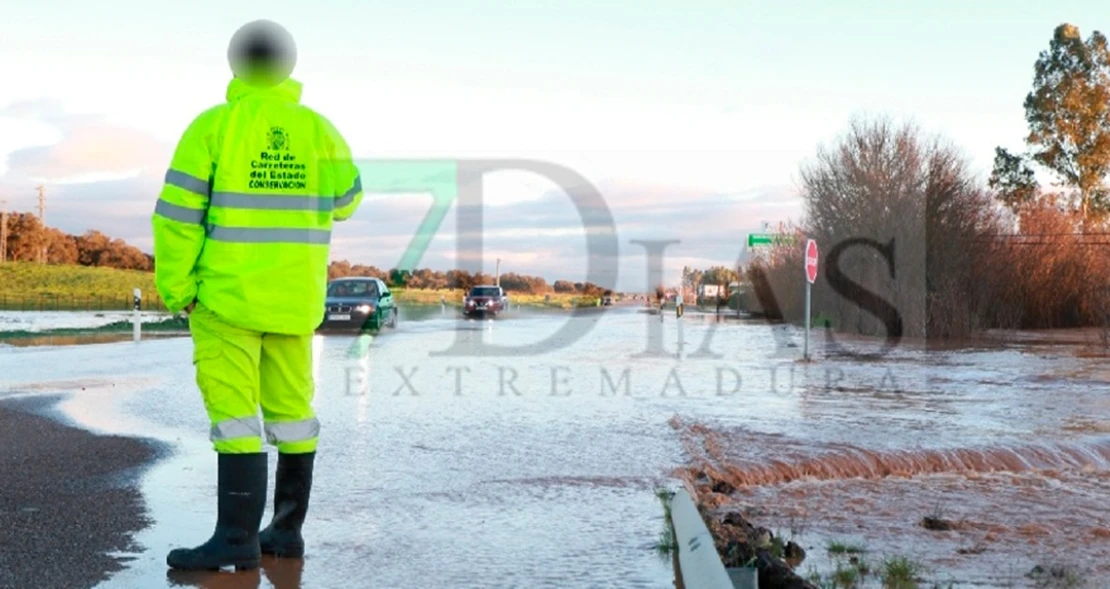 Actualizan carreteras afectadas por la alerta en Extremadura