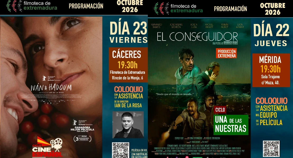 Cine internacional y encuentro con cineastas y actores en la Filmoteca de Extremadura