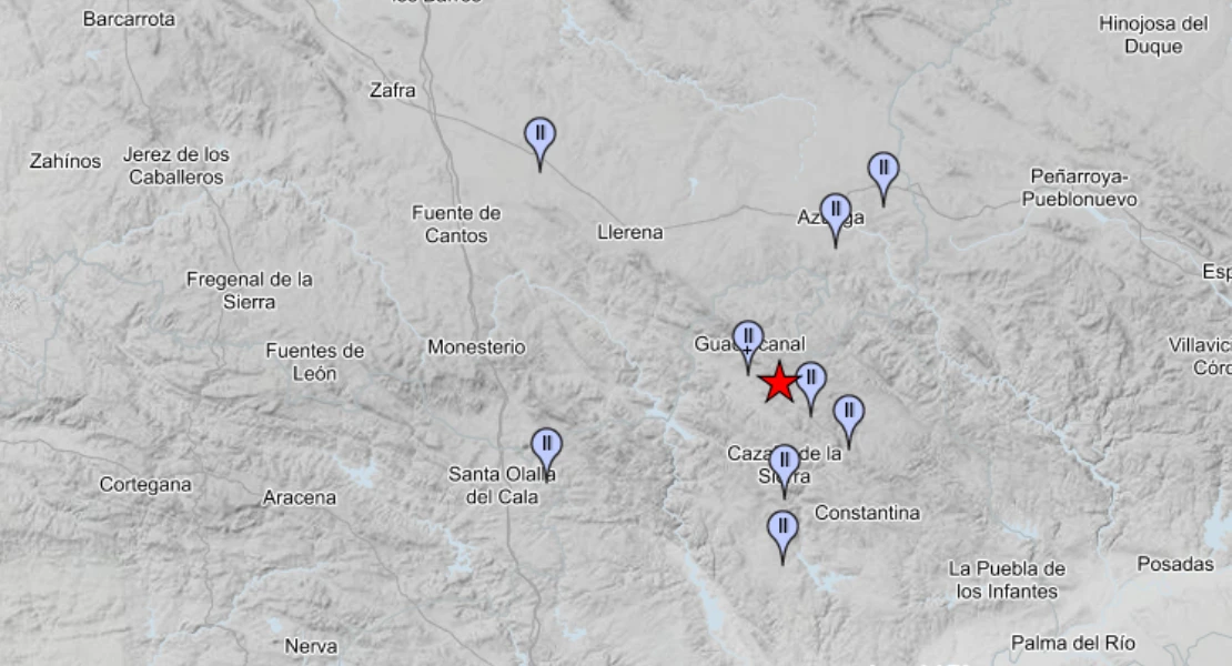Un terremoto se siente en varias localidades de Badajoz y Sevilla
