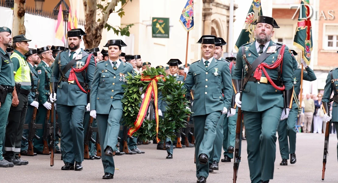 Imágenes del acto por la festividad de la Virgen del Pilar, patrona de la Guardia Civil