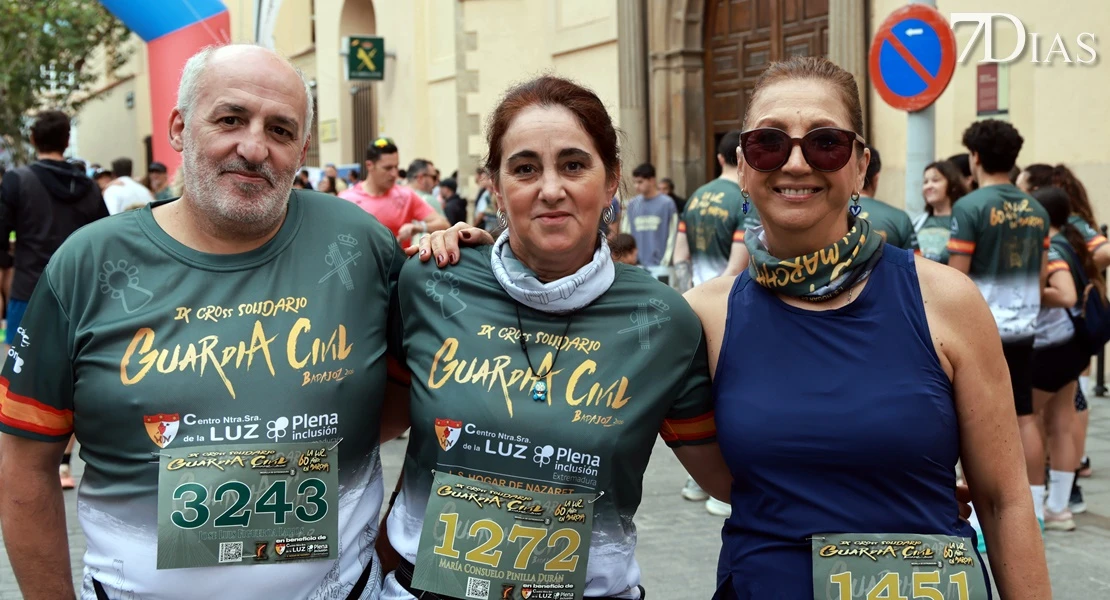 Éxito de participaión en el IX Cross Solidario de la Guardia Civil de Badajoz