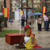 Badajoz celebra la II Edición del Acto de Homenaje a la Bandera con alumnos de centros educativos