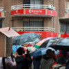 El temporal no frena la manifestación sobre una vivienda digna en Badajoz