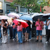 El temporal no frena la manifestación sobre una vivienda digna en Badajoz