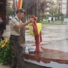 Badajoz celebra la II Edición del Acto de Homenaje a la Bandera con alumnos de centros educativos