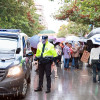 El temporal no frena la manifestación sobre una vivienda digna en Badajoz