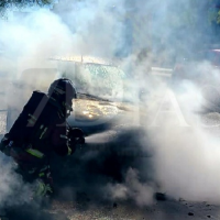 Se incendia un coche en Badajoz