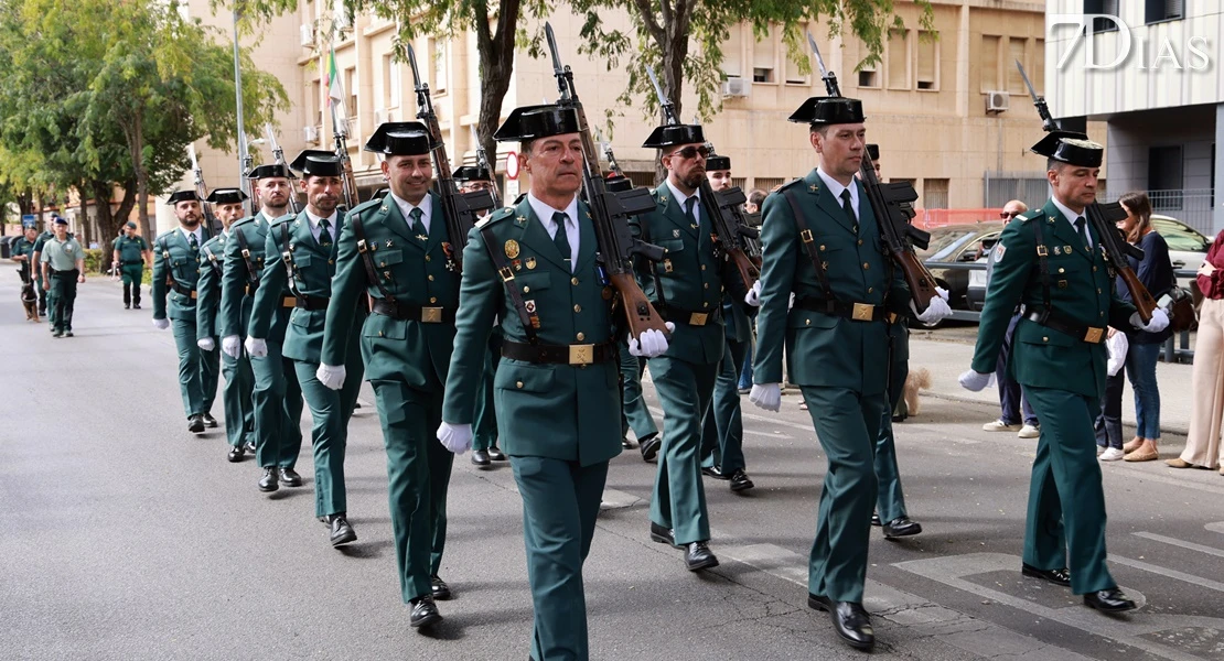 Imágenes del acto por la festividad de la Virgen del Pilar, patrona de la Guardia Civil
