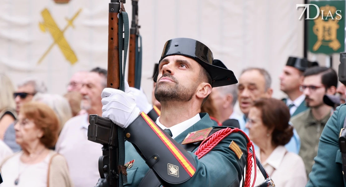 Imágenes del acto por la festividad de la Virgen del Pilar, patrona de la Guardia Civil