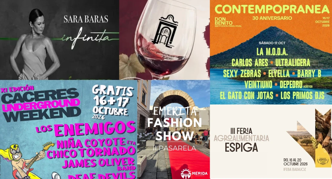 Todo lo que puedes hacer este fin de semana en Extremadura