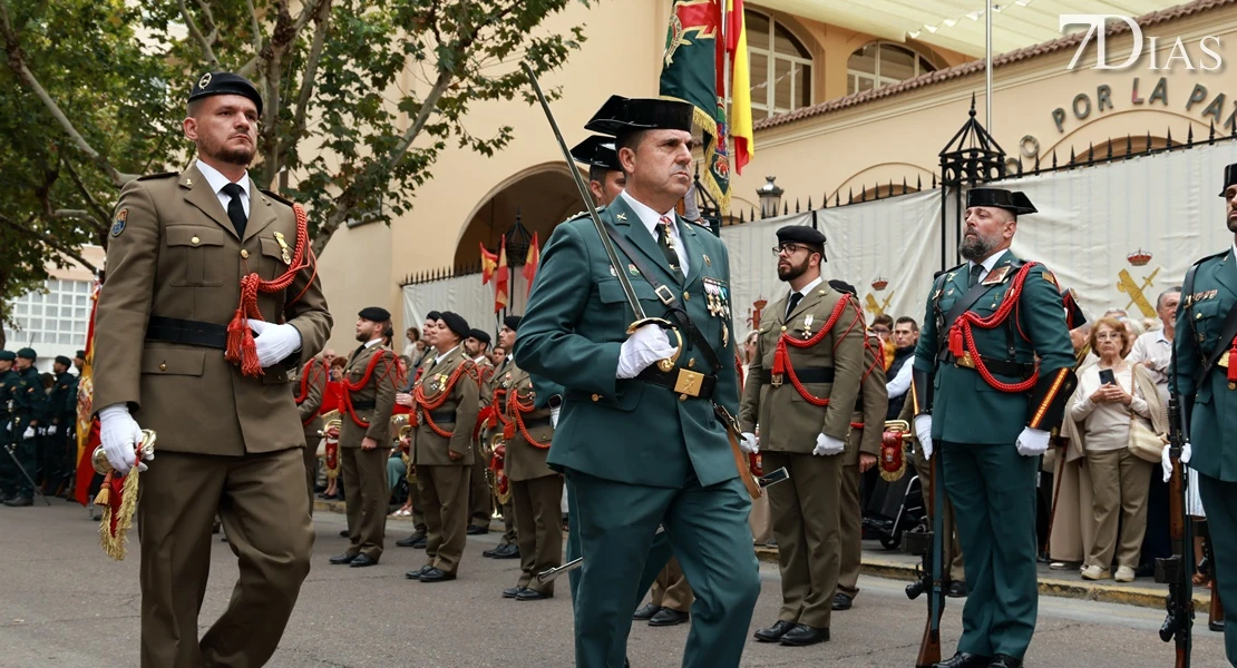 Imágenes del acto por la festividad de la Virgen del Pilar, patrona de la Guardia Civil