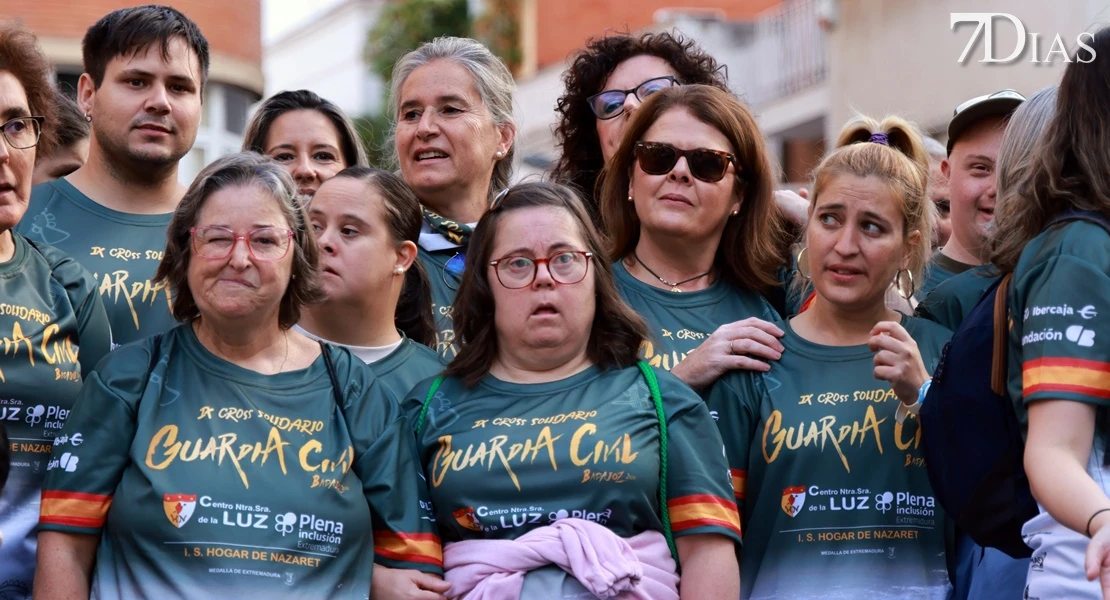 Éxito de participaión en el IX Cross Solidario de la Guardia Civil de Badajoz