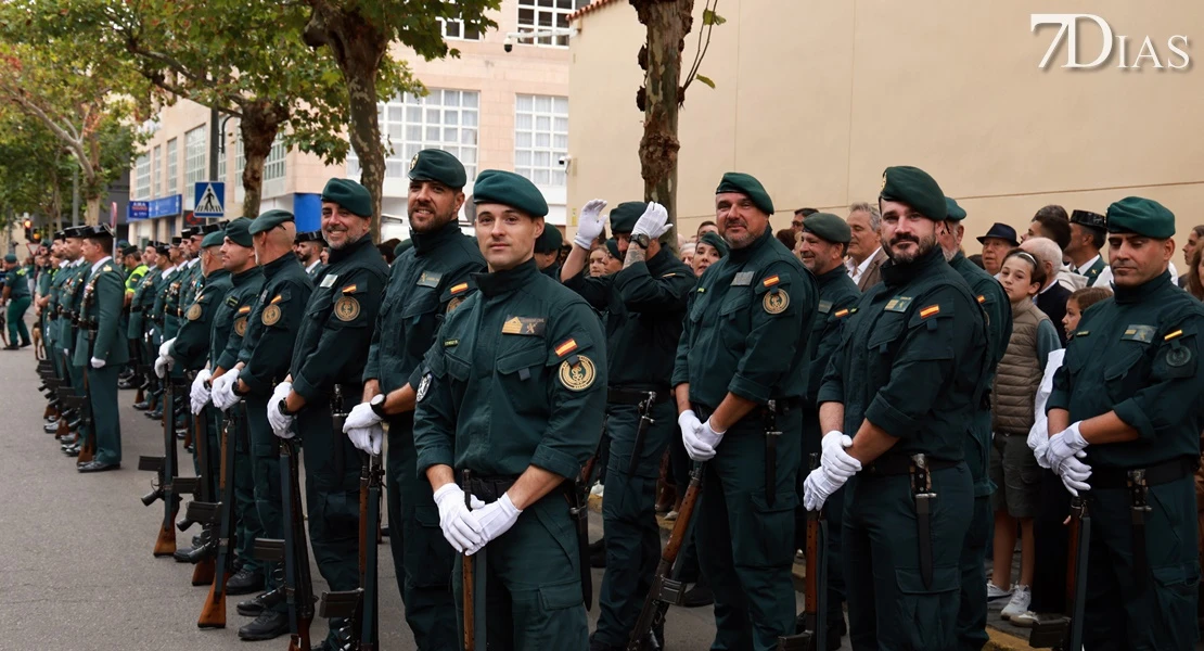 Imágenes del acto por la festividad de la Virgen del Pilar, patrona de la Guardia Civil